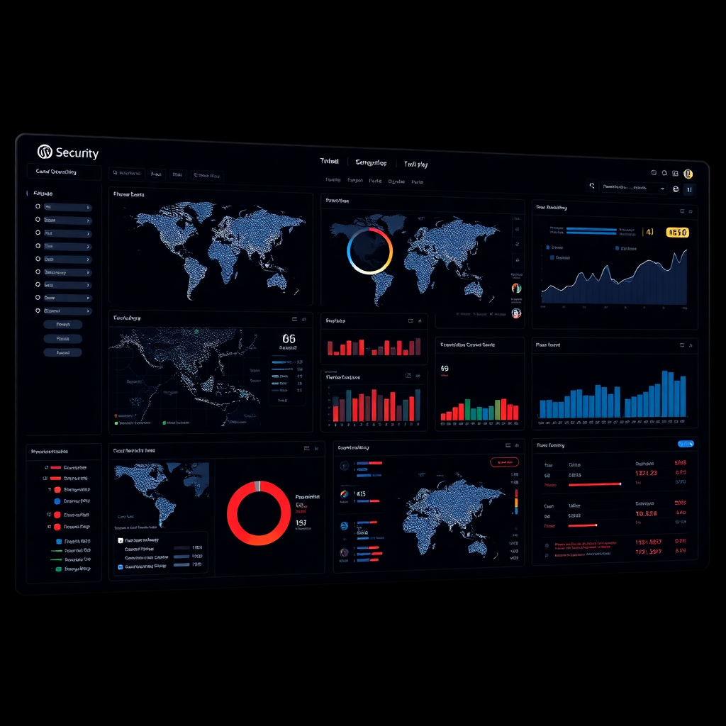 Security operations center dashboard