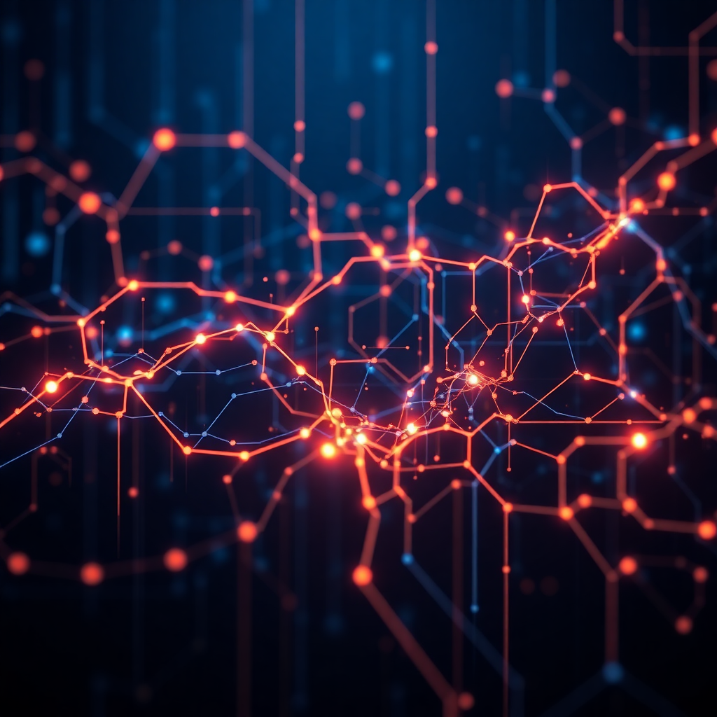 Abstract digital security background